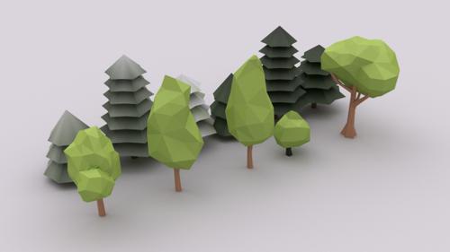 geometric Trees Pack Light preview image